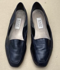 Zapato Mocasín Enzo Angiolini Mujer Negro Liberty Plano Talla L - Imagen 1 de 9