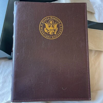 World Reserve Monetary Exchange $1 $2 $5 $10 and $20 Uncut Note Sheets Album - Image 1 of 4