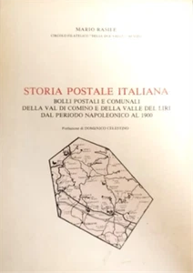 Rasile,Mario. - Storia postale italiana. Bolli postali e comunali della Val di C - Imagen 1 de 1