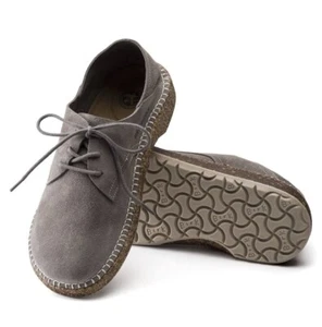 Oxford Birkenstock Gary Cuero Gamuza Adulto Unisex Con Cordones Zapatos Zuecos Talla 40 Nuevos con Etiquetas - Imagen 1 de 13