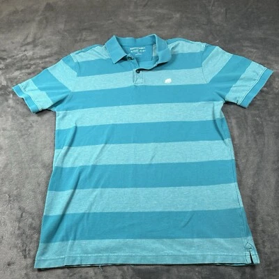 Camisa Polo Banana Republic Juvenil Grande Azul Rayas Informal Preppy Manga Corta Foto 1 de 4