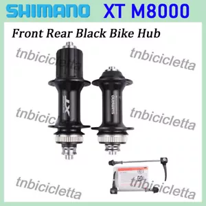 Buje delantero trasero Shimano DEORE XT M8000 con buje de liberación rápida ajuste freno de disco - Imagen 1 de 6