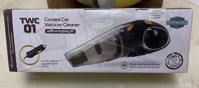 THISWORX TWC-01 106W 12V Handheld Bagless Portable Vacuum Cleaner - Black - Image 1 of 4