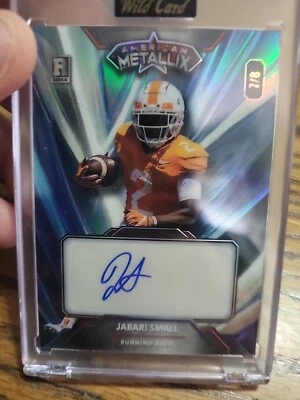 2023 Wild Card Metallix Jabari Small Rookie Autograph 7/8... Tennessee Titans - Image 1 of 2