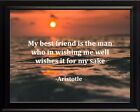 Aristotle Man Best Friend Poster Print Picture or Framed Wall Art