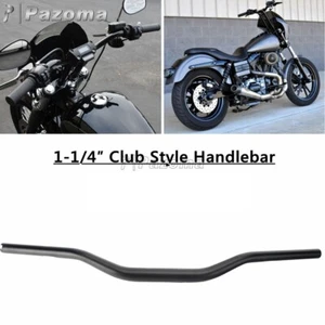 Manillar 1 1/4" manillar para Harley Dyna Fat Bob Street Bob FXDB FXDF FXST - Imagen 1 de 6