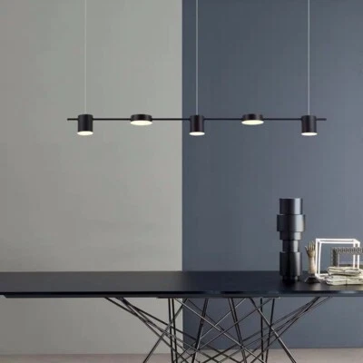LED Pendant Light Kitchen Ceiling Lights Bar Lamp Black Shop Chandelier Lighting - Image 1 of 4