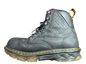 Men: 10 Dr Martens Black Indust AIR WAIR Britton AW004 Steel-Toe Slip-Resist EH - Picture 1 of 24
