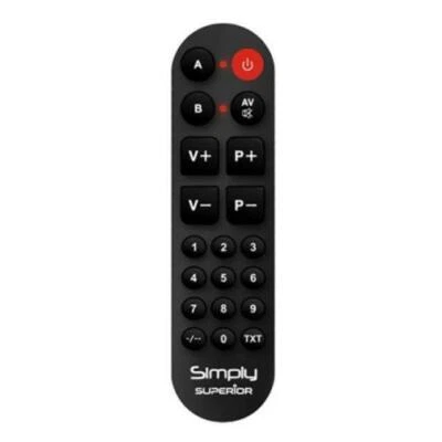 SUPERIOR SIMPLY TELECOMANDO UNIVERSALE PER TV CON TASTI GRANDI ANZIANI SMART TV - Immagine 1 di 4