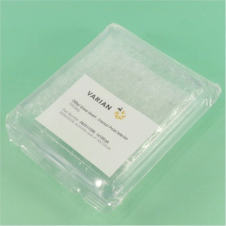 Agilent 392611596 200ul vial Glass Insert, Conical Point Interior *100/pk* - Image 1 of 1