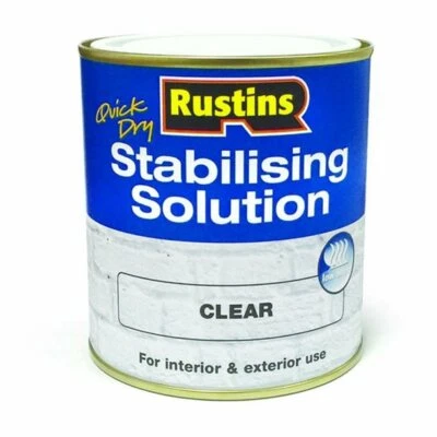 How to Bind and Seal Powdery Surfaces Rustins Stabilising Solution Clear 500ml - Image 1 of 4
