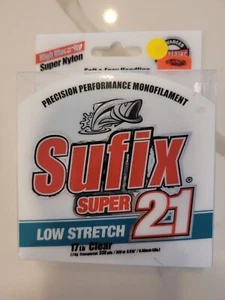 Sufix Super 21 Mono Fishing Line 17 lbs 330 yards - Picture 1 of 2