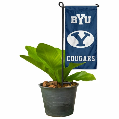 BYU Cougars Table Centerpiece and Mini Garden Flag Topper Marker Cover