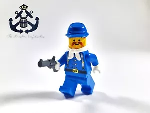 LEGO 1990s Western Minifigure Blue Cavalry Soldier + Revolver ww006 Wild West - Picture 1 of 1