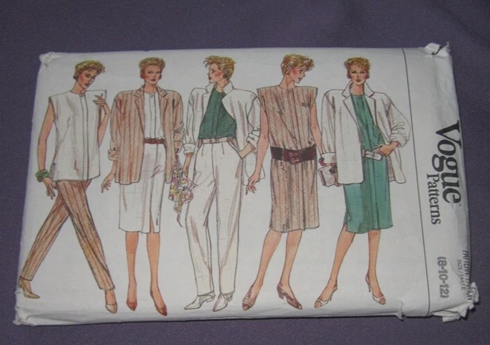 VOGUE PATTERN 9504 ~ MISSES JACKET DRESS SKIRT PANTS TOP ~ SIZE 8  10  12 *UNCUT - Image 1 of 1