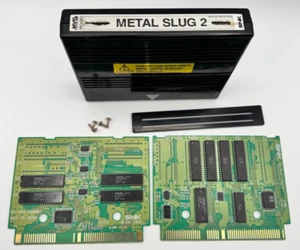 US Seller - Metal Slug 2 SNK Cartridge Neo Geo MVS -original label- working - Picture 1 of 8