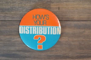 How's Your Distribution Clip Pin Azienda Business Conference Da Collezionare Vintage - Foto 1 di 6