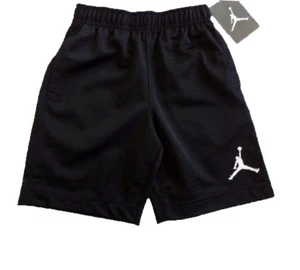 NWT JORDAN Boys Black Athletic Shorts with Logo(Size 4) NEW - Picture 1 of 3