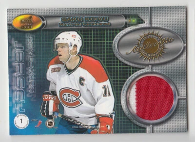 SAKU KOIVU 2000-01 PACIFIC AURORA DUAL JERSEY PETR SYKORA /200 - Image 1 of 2