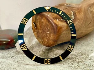 Inserto lunetta SLOPED ceramica nero/oro "Sub" per Seiko SKX SRPD - venditore USA - Foto 1 di 1