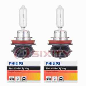 2 pc Philips High Beam Headlight Bulbs for Aston Martin V12 Vantage V8 ap