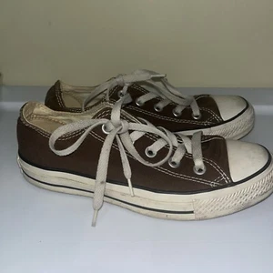 Converse Chuck Taylor All Star Low Top Women’s 6 - Men’s 4 Brown Canvas Shoes - Picture 1 of 10