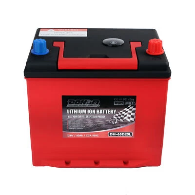 65D23L 65D23R BCI Group 35 /35R 60AH Lithium-iron Battery Drop-in Replacement - Image 1 of 4