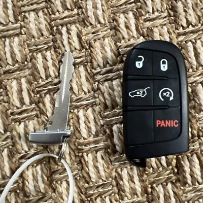 OEM 2015-2018 DODGE CHALLENGER 5 BUTTON REMOTE START SMART KEY FOB 408213021 - Изображение 1 из 4