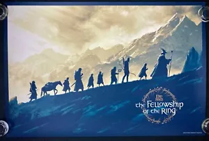 Lord of the Rings Limited Edition Screen Print Movie Poster Matt Ferguson 79/295 - Imagen 1 de 8