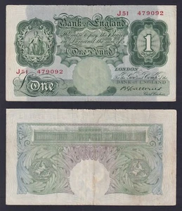 Banconota Regno Unito 1 pound (1929-1934) P.-363b BB-/VF- - Picture 1 of 1