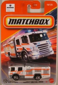 MATCHBOX #16 Scania P 360 Fire Truck, 2025 issue (NEW in BLISTER) - Picture 1 of 2