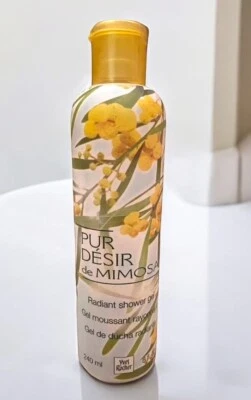 Yves Rocher Pur Desir De Mimosa Radiant Shower Gel 8.0 Fl Oz Body Wash Retired Foto 1 de 4