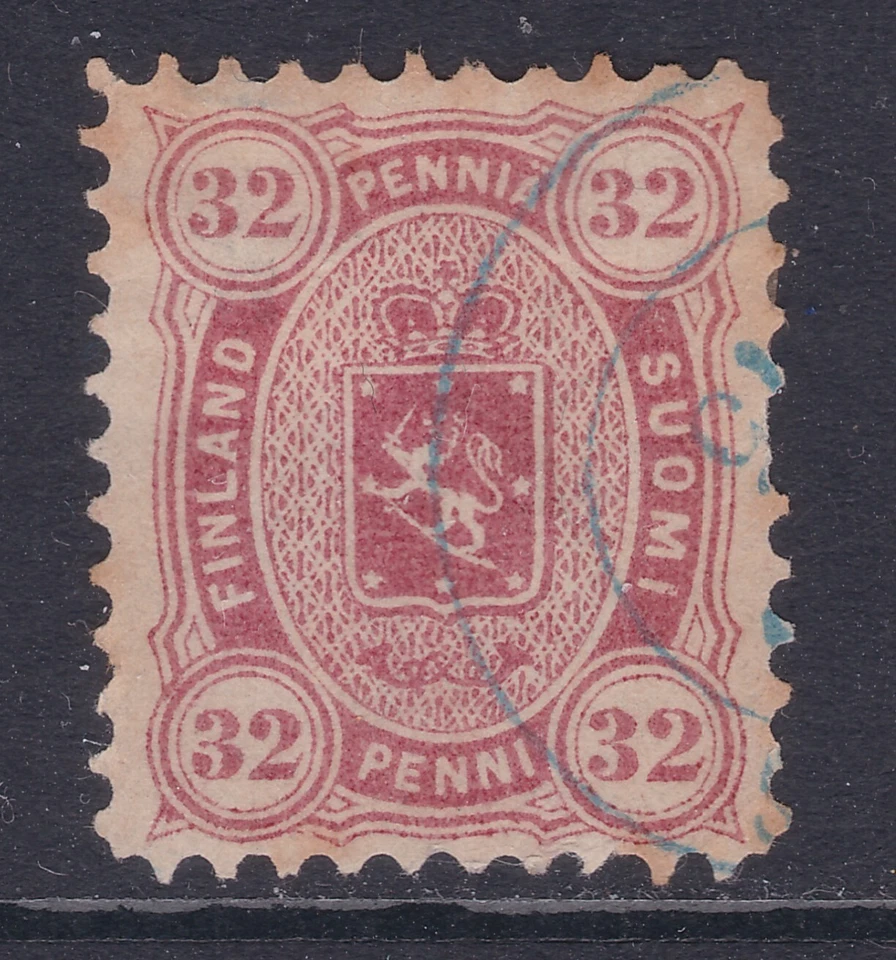 Finlandia 1875 - 32 p rosa Yvert n.º 32 Foto 1 de 1