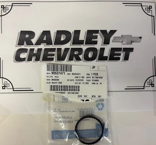 NUEVO GM OEM 00-17 ALERO BOMBA DE AGUA DE REFRIGERACIÓN - TERMOSTATO CARCASA SELLO 90537471 Foto 1 de 1