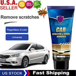 Car Scratch Remover Polishing Wax Body Compound Paste Paint Care Tool Universal - Picture 1 of 8