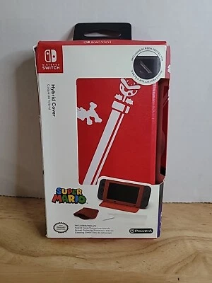 Nintendo Switch MARIO Hybrid Cover w/ Screen Protector ~ NEW IN BOX Power A - Image 1 of 4