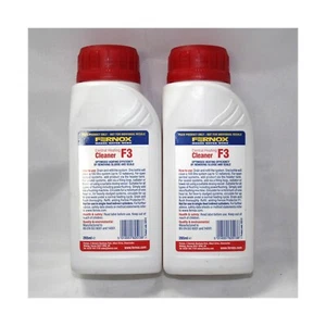 2 x 265ml Fernox F3 Central Heating Cleaner Fluid - Treats 12 Radiator System - Picture 1 of 2