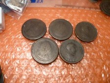 Original 1797 Colonial Times Cartwheel & George Iii Pennies 5 Total #1