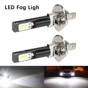 NIGHTEYE H1 LED Fog Light Driving DRL Bulbs 160W 6000K Super Bright White 5530 - Picture 1 of 14