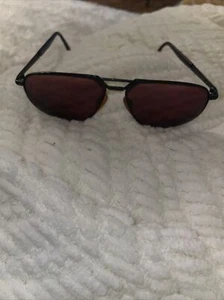 Vintage Sergio Tacchini Aviator Frames ST1014 Italy – Black Metal – FAST SHIP - Picture 1 of 6