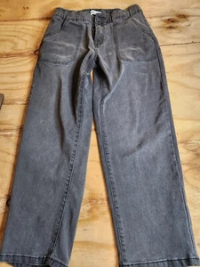 Sonoma Juniors Black Jeans Sz 4R Girls Gray Black Jean Pants Stretch  - Picture 1 of 9