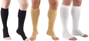 Truform 0875 Compression Stocking Unisex Medical [15-20 mmHg] Open Toe 1x Pair - Picture 1 of 2