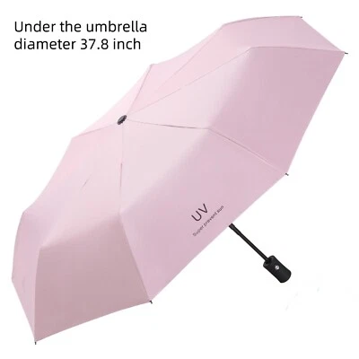 Paraguas Automático Sol y Lluvia Anti-UV A Prueba de Viento 3 Plegable Compacto Paraguas Foto 1 de 4