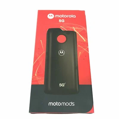 Black Motorola 5G Moto Mod for Moto Z3 Moto Z4 Verizon Brand New - Image 1 of 2