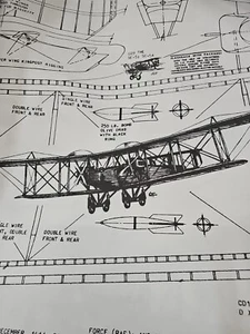 Handley Page Bomber 1/6 Scale  Plan set - Picture 1 of 4