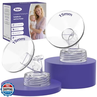 Flanges KAIYIV 15mm compatíveis com Spectra S1/S2/9 Plus/Synergy Gold – Largas  - Imagem 1 de 4