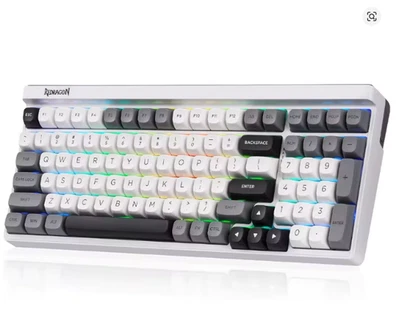 Teclado mecánico intercambiable en caliente Redragon K656 PRO RGB inalámbrico de 100 teclas Foto 1 de 4