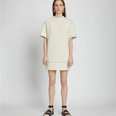NEW with tags, Proenza Schouler Mini Dress, White Boucle Tweed, Size US 8 - Image 1 of 4
