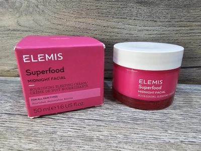 Crema de noche prebiótica facial de medianoche Elemis Superfood 1,6 oz Foto 1 de 4