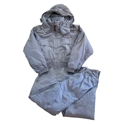 Vintage One Piece Ski Snowboard Suit 90s Retro Colour Block Grey Womens Medium - Image 1 of 4